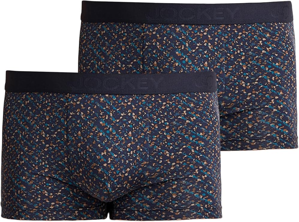 Jockey Men's Microfiber Air Short Trunk - 2 Pack