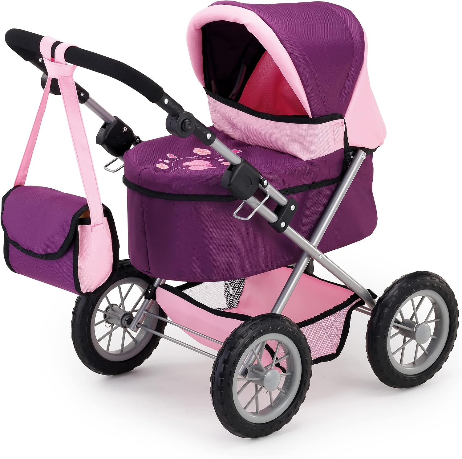 Bayer Design Doll Pram Plum
