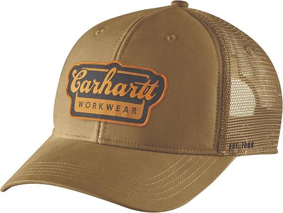 カーハート ベースボールキャップRugged Flex Twill Mesh-back Script Patch Capメンズ