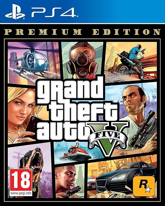 Rockstar Games Grand Theft Auto V Premium Edition PS4 Game