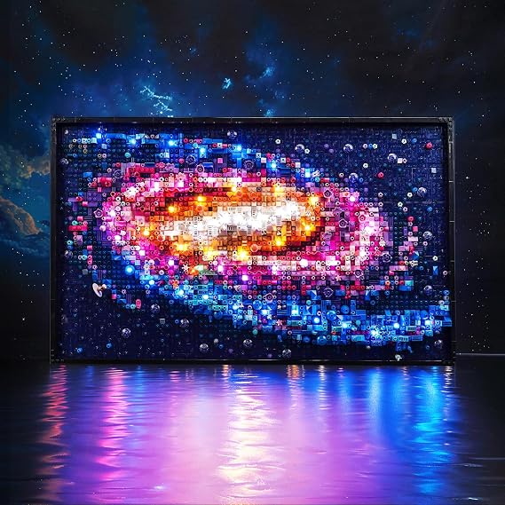 Light Kit for Lego Art The Milky Way Galaxy, Lighting Set for Lego 31212 The Milky Way Galaxy Set - Not Include Models, Just Light Kit