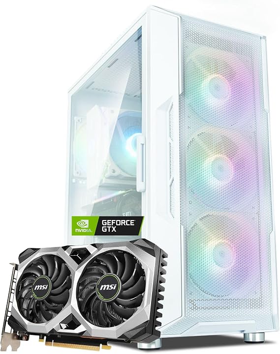 G-Storm Gaming PC Desktop Ryzen 5 5500 GTX 1660 Super Memory 16GB i3NEO