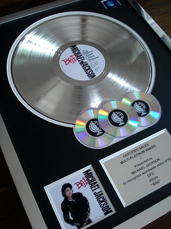 Michael Jackson - Bad - Multi Platinum Disc Record Award Album Lp
