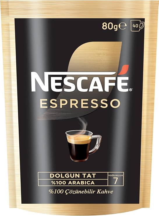 Nescafé Espresso Kahve Ekonomik Paket, 80 g