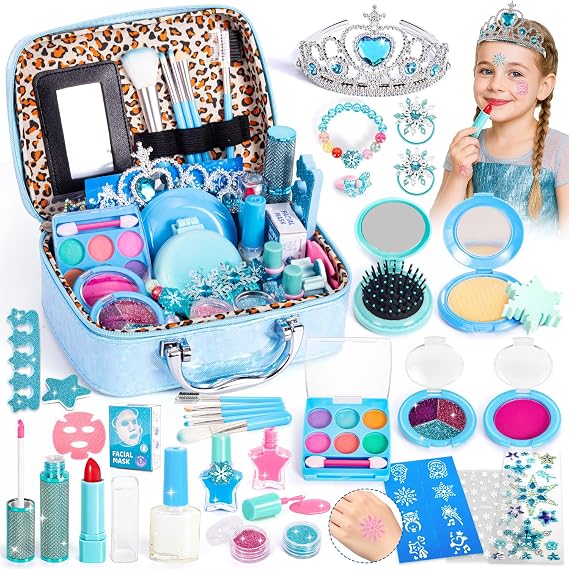 Hohosunlar Kids Makeup Set for Girls Toy, Washable Make Up for Toddlers 3+