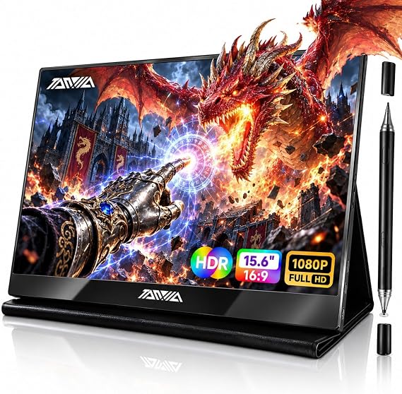 15.6'' Portable TouchScreen Monitor, 1080P FHD IPS Second Screen