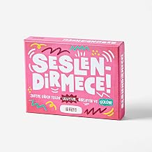 Seslendirmece – Sesle Anlatım Parti Kutu Oyunu | Anlamsız Seslerle Anlat, Tahmin Et, Puan Kazan | 3+ Oyuncu 7+ Yaş | Kahkaha Garantili Anlar