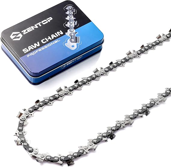 Carbide Chainsaw Chain 20 Inch, 050" Gauge, 3/8" Pitch, 70 Drive Links, Full Chisel, Low Kickback, Gifts for Men, Fits Poulan PR 5020, Echo CS590, and More-72LPX70CQ(1 Chain).