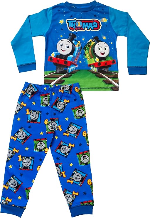 THOMAS & FRIENDS, Boys Thomas The Tank Engine Train Pyjamas, Age 18 Months - 6 Years