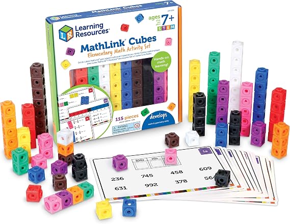 Learning Resources Mathlink Cube Math Activity Set