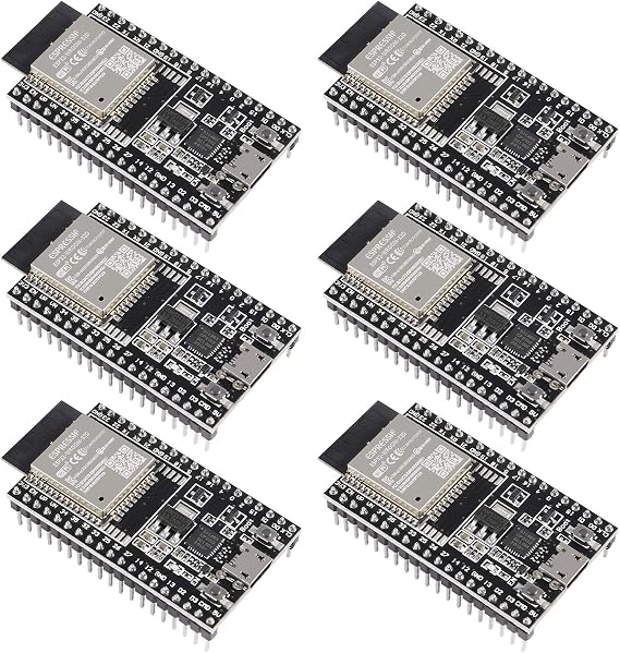 6pcs ESP32-DevKitC Core Board ESP32 Development Board ESP32-WROOM-32D Wireless WiFi Development Board Amplifier Filter Module