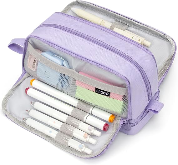 Large Capacity Pencil case Aesthetic Pencil Pouch School Supplies for Women Girls Big Pencils case for Teen Girls Extra Large Special Pen Bag Pencil Bags with Zipper Pen Cases for Adults and Student