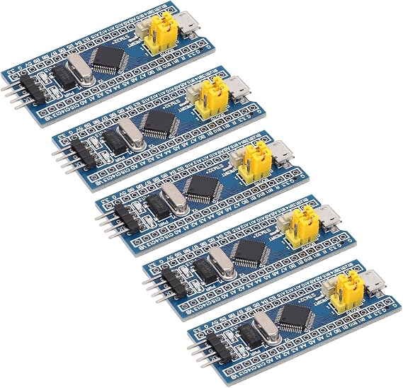 5pcs STM32F103C8T6 Minimum Systement Winding Board Core Board Module Micro USB 40 Pin System Board Module