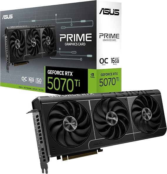 ASUS PRIME GeForce RTX 5070 Ti 16GB GDDR7 OC Edition Gaming Ekran Kartı