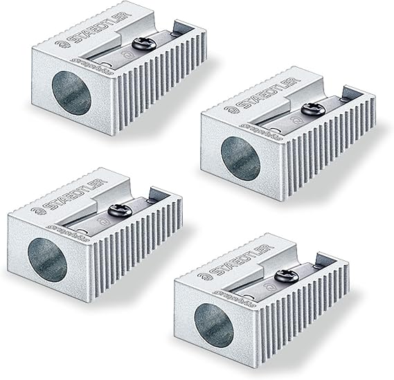STAEDTLER Single Hole Quality Aluminium Pencil Sharpener (4)