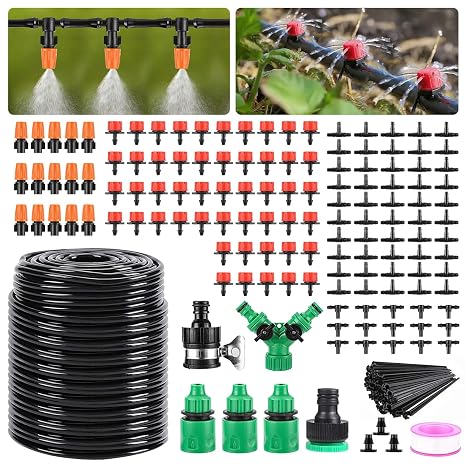 Drip Irrigation System,164ft/50m Automatic