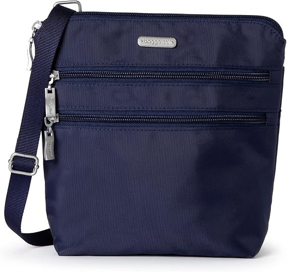Baggallini Essential Crossbody Bag, Cadet Navy
