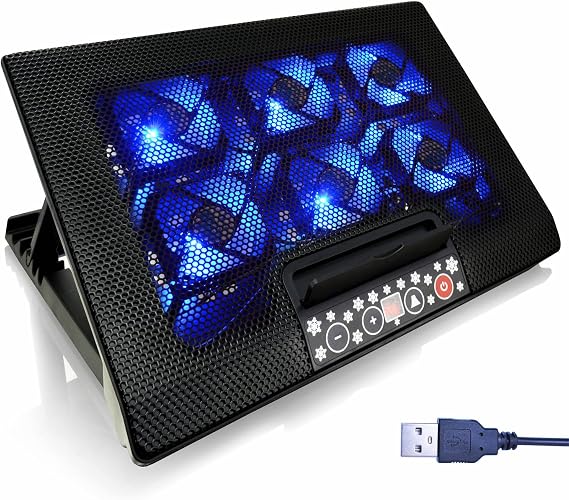 AAB Cooling NC77 notebook | Laptop Soğutucu | | 6 x fan | USB | LED | 12 – 17 "
