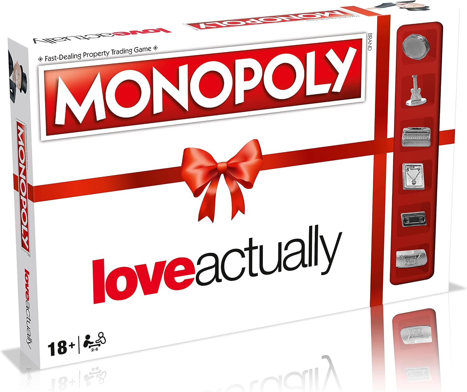 Winning Moves Love Actually Monopoly Board Game, Advance to Karen and Harry's House and Jamie's Cottage and trade your way to success, 2 plus player family game for ages 8 plus