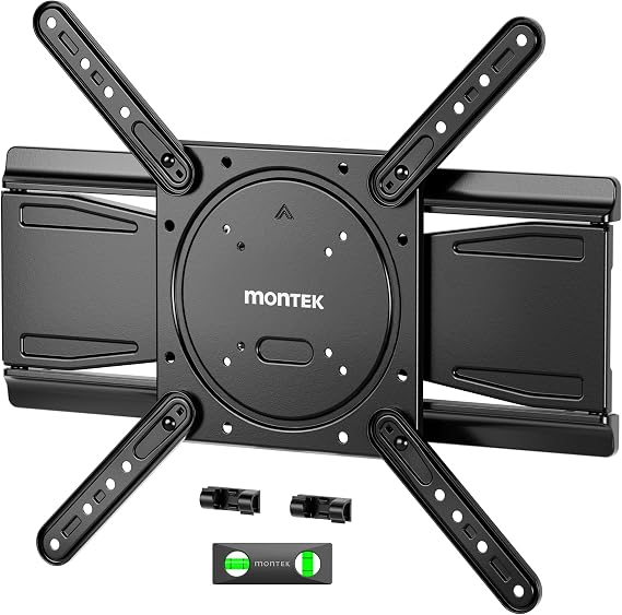 monTEK 1.3インチ ウルトラスリムフルモーションテレビ壁マウント 23~75インチのテレビ用