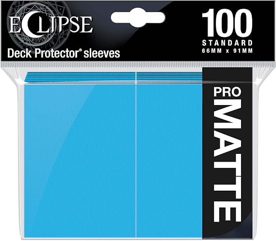 Ultra Pro - Eclipse Standard Matte Sleeves 100 Pack - Sky Blue