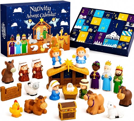 3D Nativity Advent Calendar 2026, 24 Days Christmas Countdown (A)