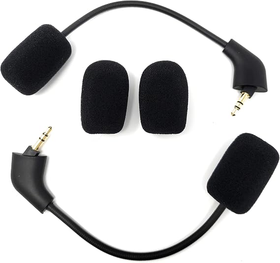 TNE 2'li Paket Yedek Bulut 2 Oyun Mikrofon 1. Sürüm Kablolu Kingston HyperX Cloud 2 II Cloud Core Cloud Pro CloudX PS4 Xbox One Nintendo Anahtarı Bilgisayar PC Oyun Kulaklıkları