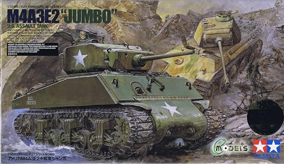 TAMIYA 300035139-1:35 US Storm Tank M4A3E2 Jumbo