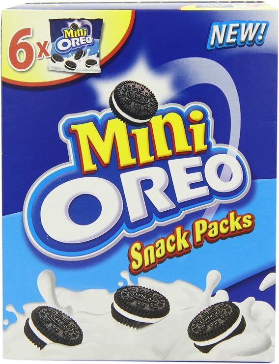 Oreo Mini Vanilla Snack 6 Pack 150gram