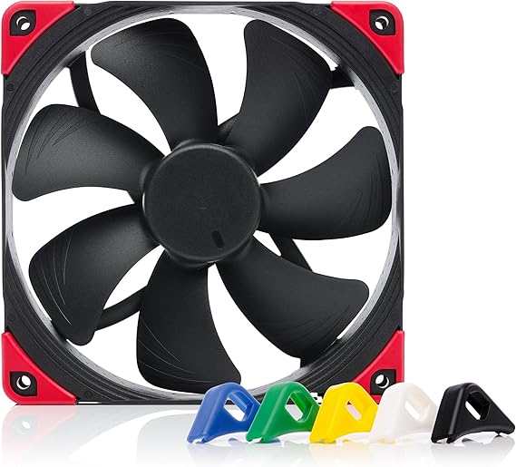 Noctua NF-A14 PWM chromax.black.swap, High-Performance Quiet Fan 140mm