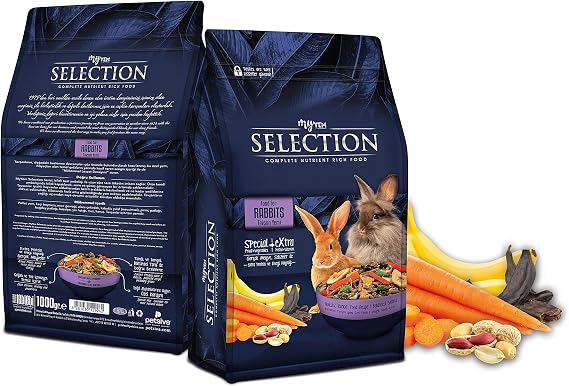 Selection kuru sebze ve meyveli takviyeli tavşan yemi 750gr