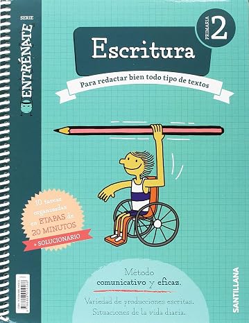 Cuaderno Escritura Serie Entrenate 2 Primaria