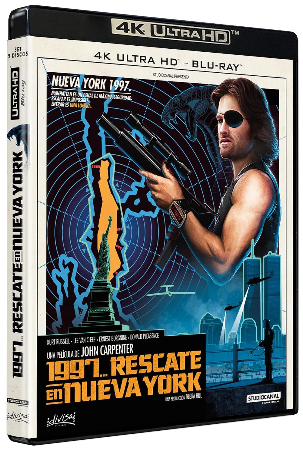 1997...Rescate en Nueva York (Escape from New York) (1981) (John Carpenter) (4K UHD + Blu-ray)