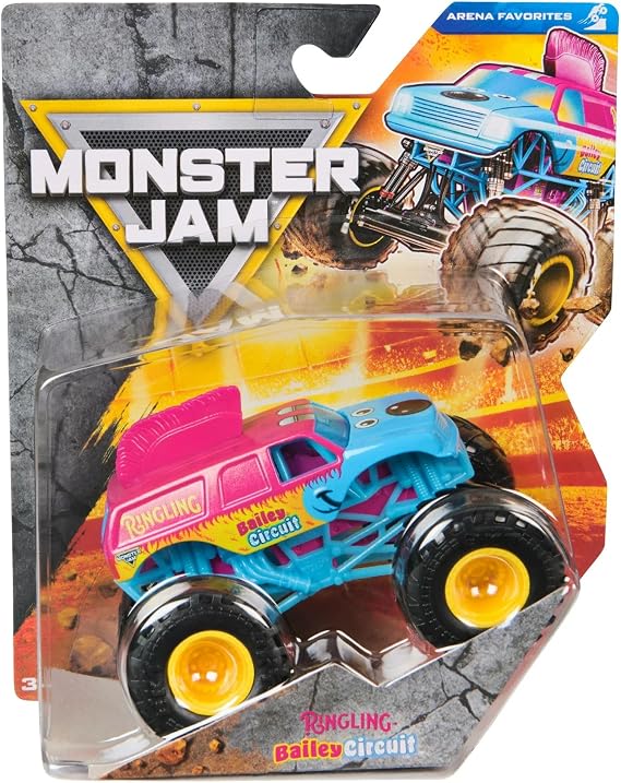 Monster Jam 2025 Official 1:64 Diecast Truck Series 44 Arena Favorites Ringling Bailey Circuit