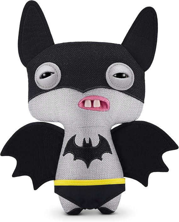Fuggler x DC 9-inch by ZURU, Funny Ugly Monster Plush Toy, Soft Superhero Doll Plushies for Kids and Adults (Batman)