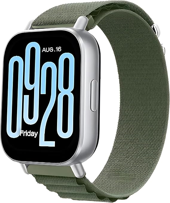 Rongep Xiaomi ile Uyumlu Alpin Loop Kumaş Kordon Redmi Watch 5 Active/Lite/Watch S4/2/2Pro/S3/S1/S1Pro/S1 Active için Terletme Yapmayan Nefes Alabilen Konforlu Spor Tasarım Kayış