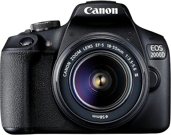 Canon EOS 2000D 18-55 III [EU Product with 2pin plug]