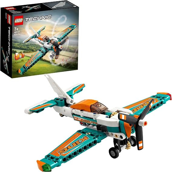 LEGO Technic Yarış Uçağı 42117-7 Yaş ve Üzeri Yüksek Performanslı Oyuncak Arabaları Seven Çocuklar için Koleksiyonluk Yaratıcı Oyuncak Model Yapım Seti (154 Parça)