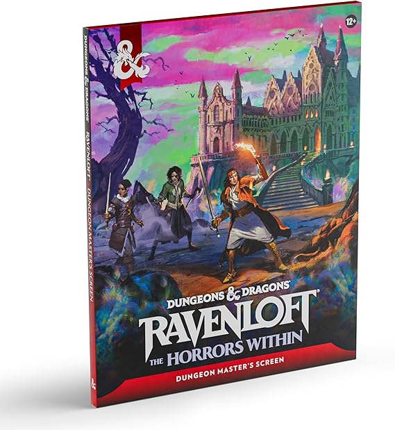Dungeons & Dragons Ravenloft: The Horrors Within - Dungeon Master's Screen (DM Screen) | D&D Accessories (English Version)