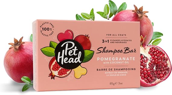 Pet Head Pomegranate Shampoo Bar for Dogs | 85g