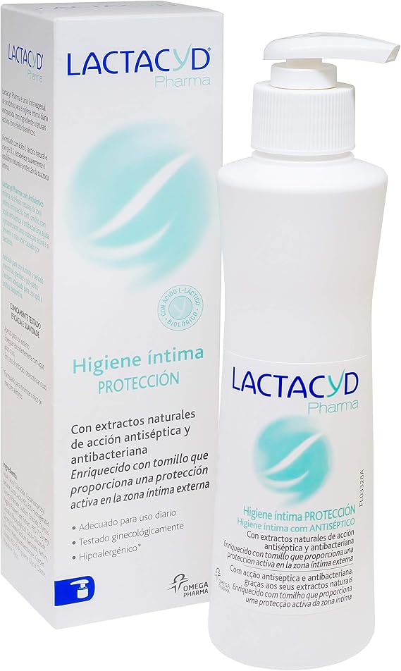 Lactacyd Pharma Protection, Intimate Gel Antibacterial Ingredients, 250 ml
