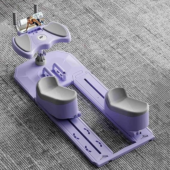 6-in-1 Crawling Training Machine, Spine Twist & Stretch Trainer with LED Counter, 3 Adjustable Height, 70cm Low-Impact Exercise, 230kg Capacity, Home Waist Trimmer