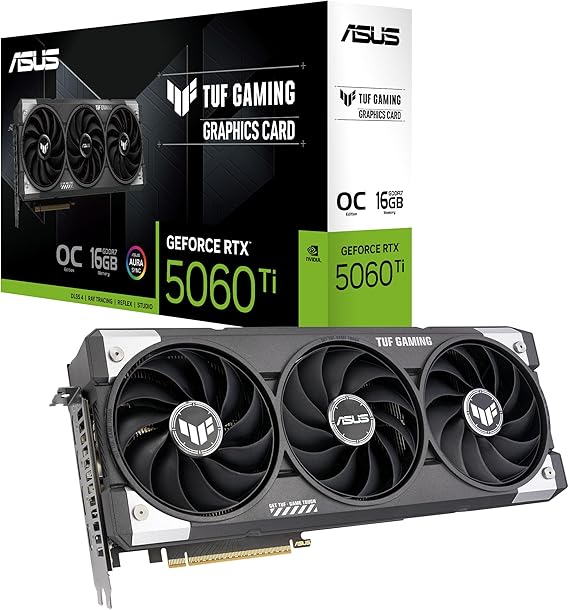 ASUS TUF Gaming GeForce RTX 5060 Ti 16GB GDDR7 OC Edition Ekran Kartı