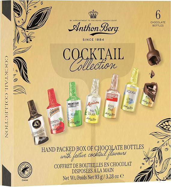 Anthon Berg 6 Chocolate Cocktails, 93 g (Pack of 1)