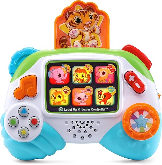 LeapFrog Level Up and Learn Controller, Learning Toy with Sounds and Colours, Educational Toy for Kids, Preschool Toys, Learning Games for Boys & Girls Aged 9 Months, 1, 2 & 3 Years, English Version