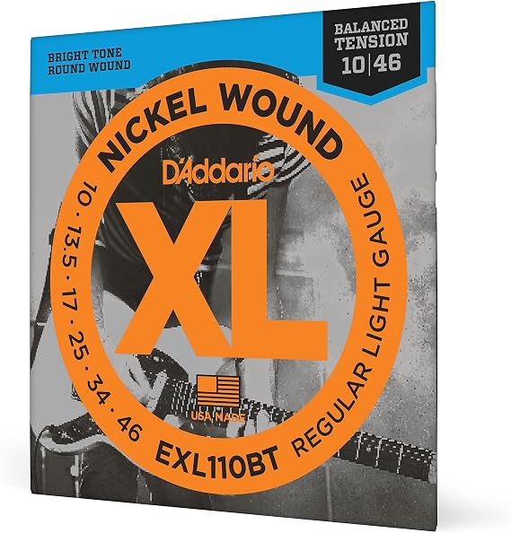 Daddario Exl110Bt Elektro Gitar Tel Seti, Xl, 10-46, Nickel Wound, R