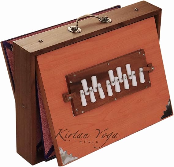 Shruti Box Raga Standard,professional model, Teak wood, scale C to C (C3 to C4), 39 x 30 x 8,5 cm, weight 3,5 Kg, tuned at 440Hz (432Hz on request)