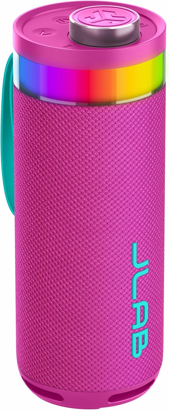 JLab Go Party Portable Bluetooth Speaker, Mulberry