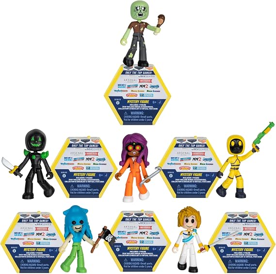 DevSeries Mystery Figures - 2.75" Action Figures Mix & Match, Unique Accessories, Exclusive Virtual Item Code