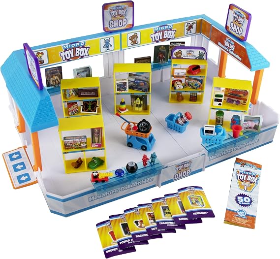 World's Smallest Micro Toy Box Store Playset, Multi, Miniature
